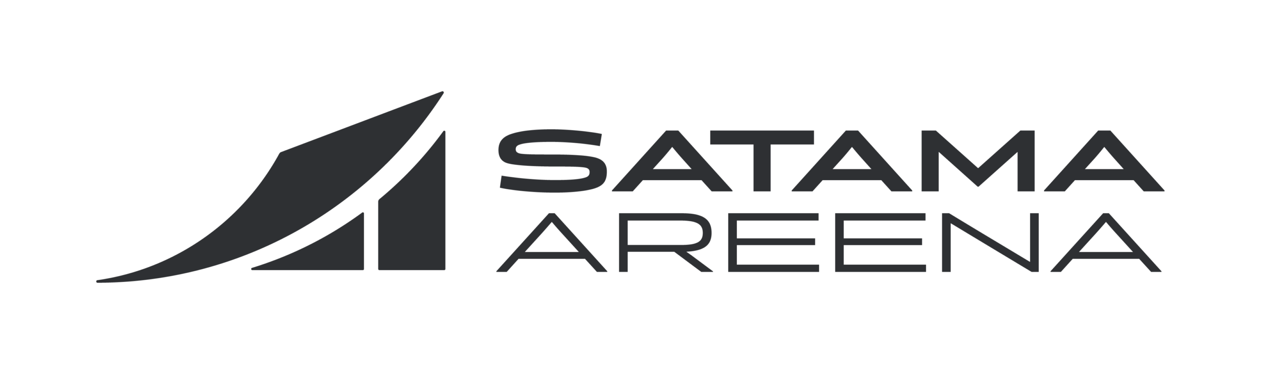 Satama Areenan logo tummanharmaana