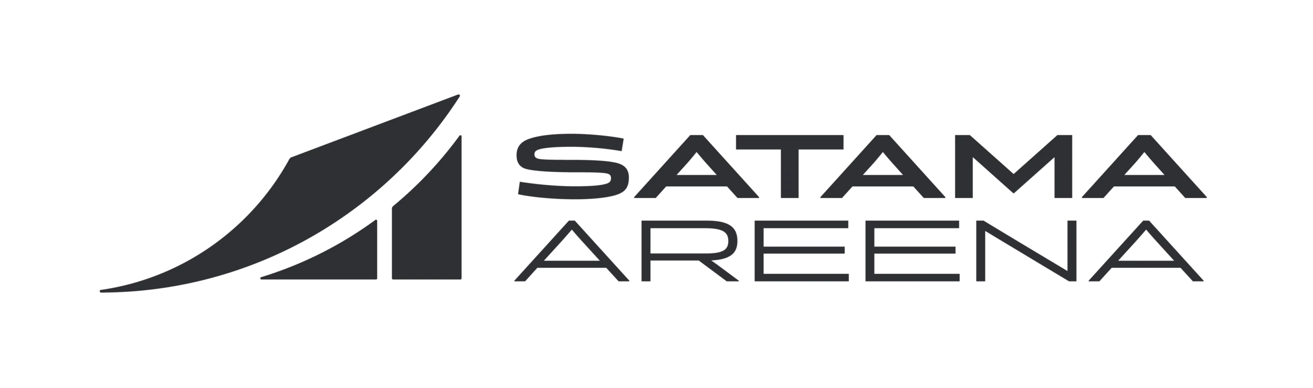 Satama Areenan logo tummanharmaana