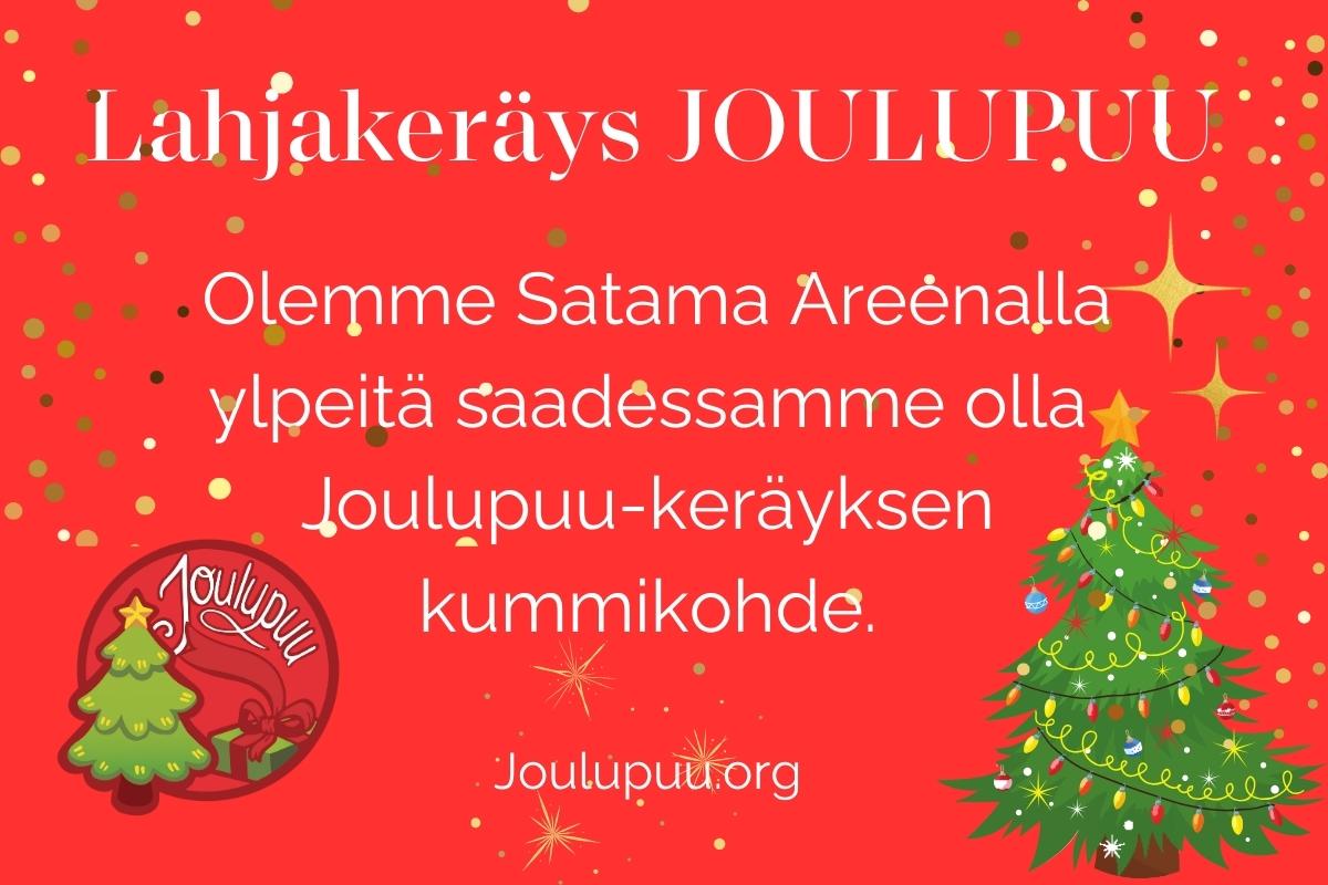 Joulupuu-keräys Satama Areenalla