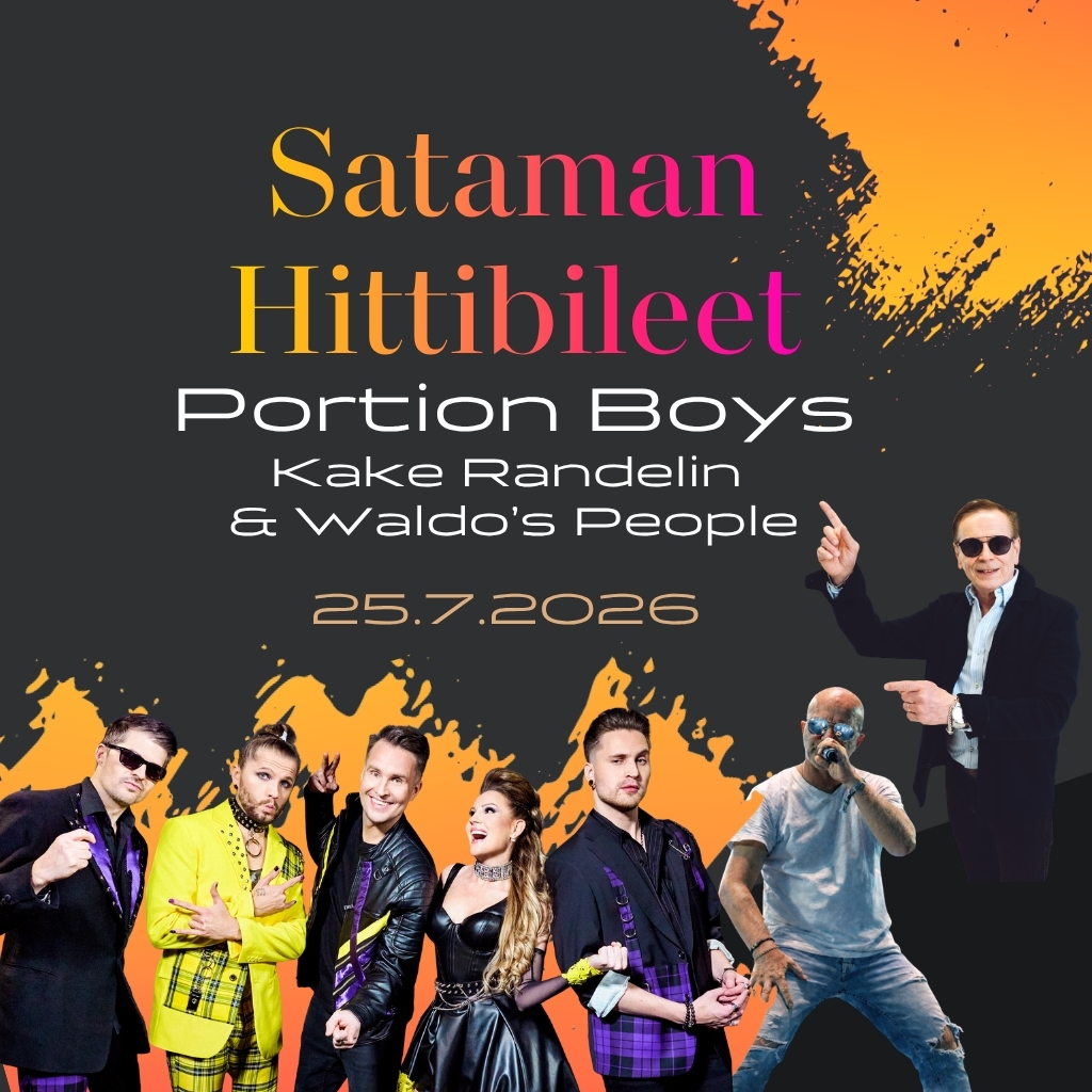 Sataman Hittibileet Kotkan Meripäivillä Satama Areenalla 25.7.2026