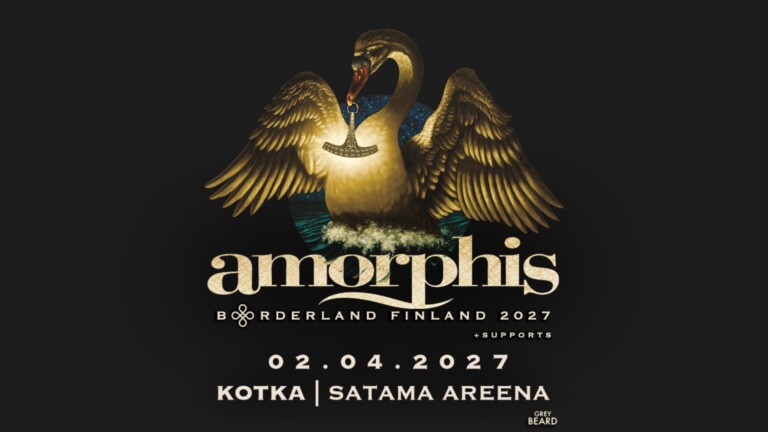 Amorphis Borderland Tour 2027 Kotkan Satama Areenalla 2.4.2027