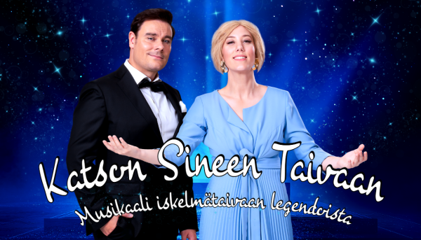 Suomen Musiikkiteatterin Katson sineen taivaan -musikaali Satama Areenalla 17.4.2026