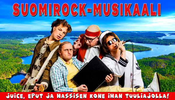 Suomirock-musikaali Kotkan Satama Areenalla 13.3.2026