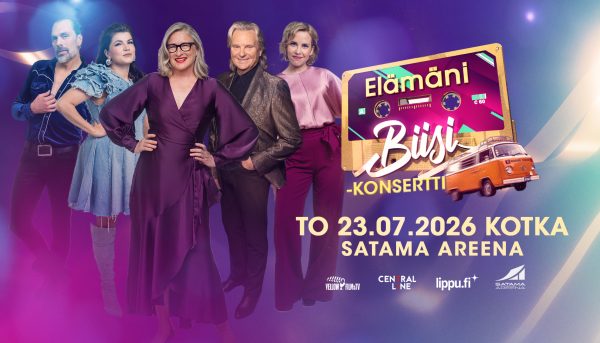 Elämäni biisi -konsertti Kotkan Satama Areenalla 23.7.2026