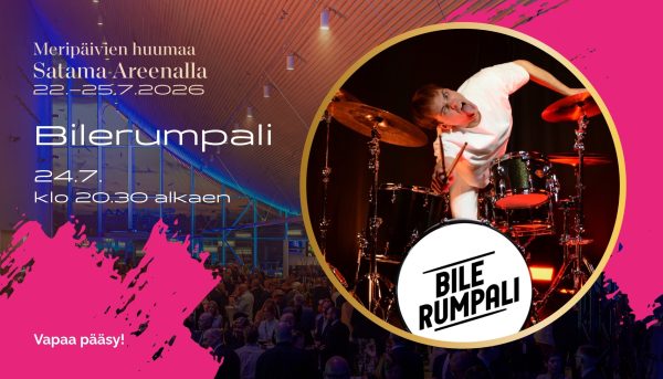 Bilerumpali Satama Areena Kotka Meripäivät 24.7.2026