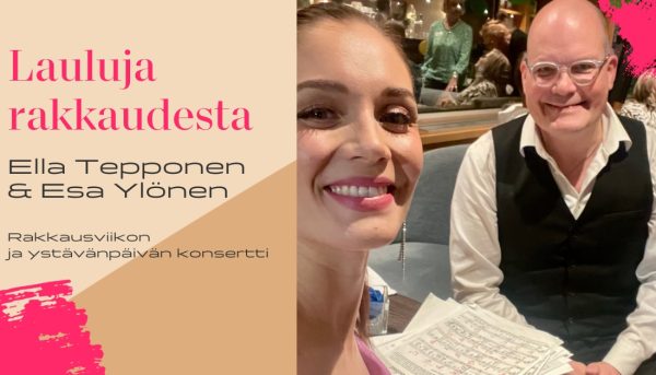 Lauluja rakkaudesta ystävänpäivä konsertti 14.2.2026